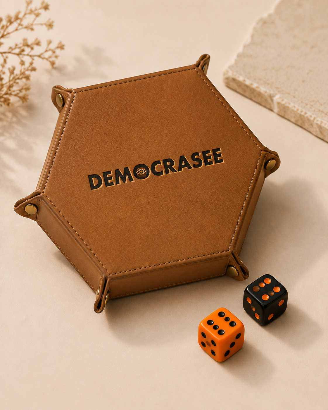 Democrasee Hexagonal Dice Tray