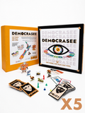 Democrasee School Pack  x 5 games + Teacher Pack (Pre-Order)
